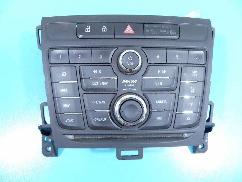 Przełącznik radia nawigacji panel Opel Zafira C 13474064