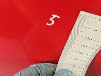 DRZWI PRZÓD LEWE KIEROWCY Peugeot 207 5d czerwony KKNB