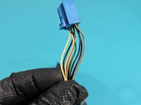 Lusterko lewe Volvo V50 S40 II elektryczny, Europejska, 019-26, nie działa kierunek, rysy. 8pin europa