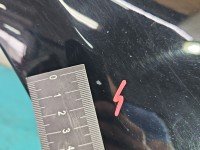 Błotnik przód prawy Citroen C5 II X7 czarny ktv