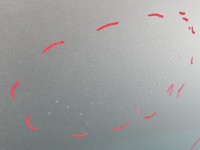 Drzwi tył lewe Mercedes W245 HB 5d srebrny 761