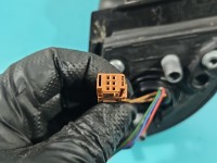 Lusterko lewe pin Citroen Berlingo II HB 5d kolor srebrny EZRC europa