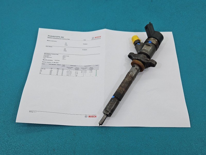 TESTOWANY Wtryskiwacz Peugeot Partner I 0445110239 1.6 hdi TESTOWANY Wtryskiwacz Peugeot Partner I 0445110239 1.6 hdi