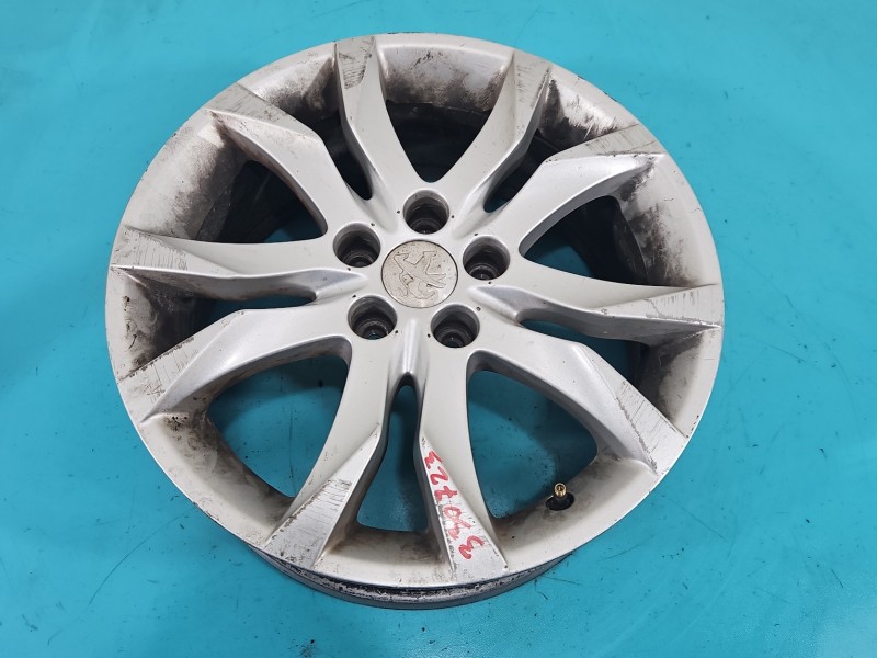 Felga aluminiowa 17" Peugeot 508 I alufelga Szerokość felgi: 7.0", Rozstaw śrub: 5x108, PEUGEOT, srebrny, 6456785, R17 5X108...