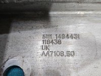 Wzmocnienie zderzaka przód belka Mini Cooper One I 00- R50 IMPRK1371403, 1494431, Europejska, seledynowy przednie seledynowy