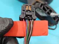 Lusterko lewe pin Citroen C5 II X7 sedan 4d kolor czarny EEHD europa