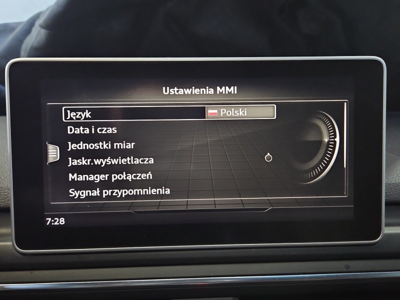 Wyświetlacz Audi A4 B9 8W0919605 monitor
