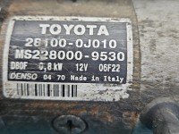 TEST Rozrusznik Toyota Yaris I 1.0 vvti 28100-0J010, MS228000-9530