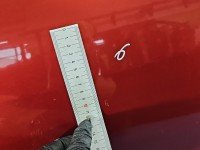 DRZWI PRZÓD LEWE KIEROWCY Dacia Sandero I 08-12 5d bordowy TEB76