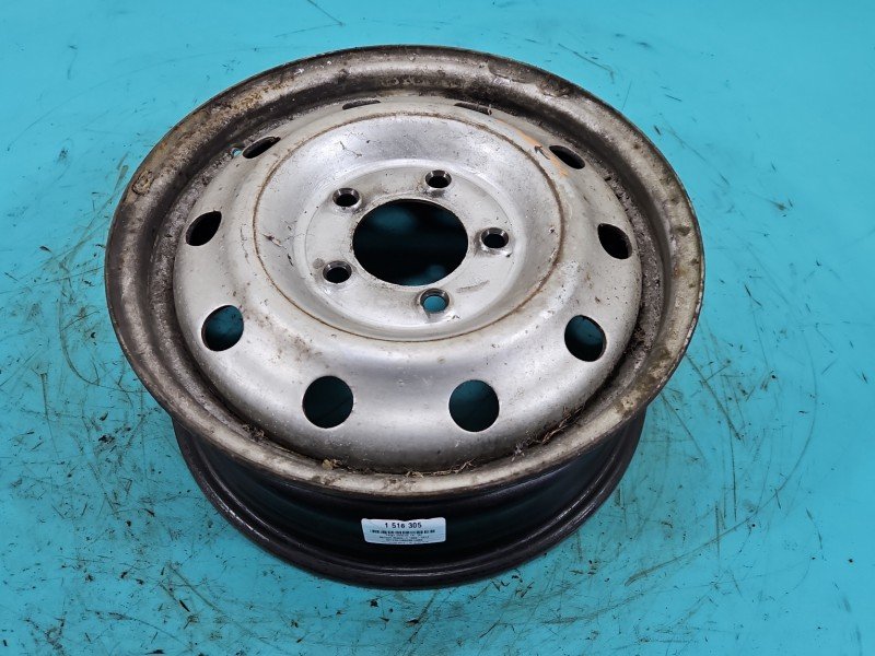 Felga stalowa 16" Renault Master II Szerokość felgi: 6.0", Rozstaw śrub: 5x130, Odsadzenie (ET): 66, RENAULT, 6556565, R16...