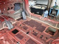 Pas tylny podłoga bagażnika Mitsubishi Outlander III 12- wanna HB ćwiartka