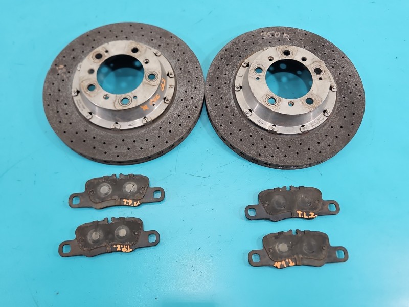 Tarcze hamulcowe tył klocki Porsche Panamera I 970 3.0 v6 (CWD)