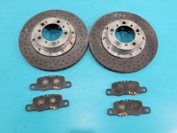 Tarcze hamulcowe tył klocki Porsche Panamera I 970 3.0 v6 (CWD)