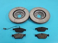 Tarcze hamulcowe przód klocki AUDI A6 C7 3.0 TDI Producent części: Audi, 356X33mm