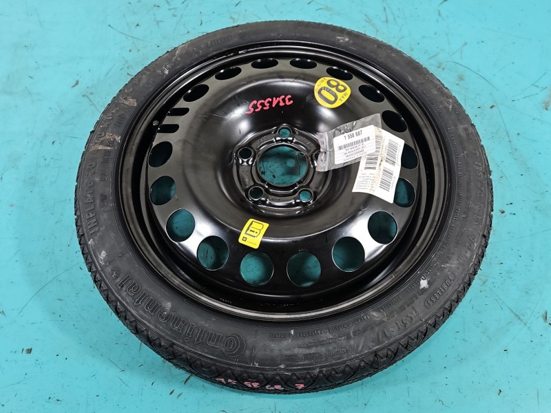 Koło zapasowe 16" dojazdowe dojazdówka Opel Meriva B Rozstaw śrub: 5x110, Continental, 115 mm, Profil opony: 70,...