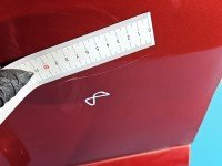 DRZWI PRZÓD LEWE KIEROWCY Dacia Sandero I 08-12 5d bordowy TEB76