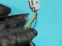 Lusterko lewe Fiat Bravo II malowana, elektryczny, Europejska, elektrycznie składane rysy. 5+4pin europa