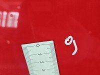 Maska przednia Chevrolet Aveo T250 czerwony