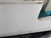 Zderzak przód przedni Peugeot 407 biały