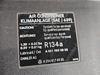 Osłona ZAŚLEPKA PLASTIK WENTYLATORA CHŁODNICY Mercedes W204 A2045001455
