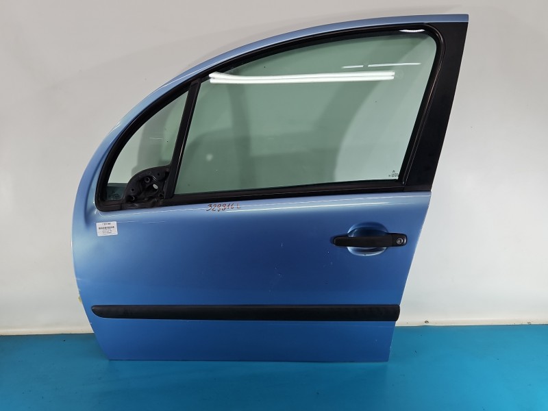 DRZWI PRZÓD LEWE KIEROWCY Citroen C3 I 5d błękitny