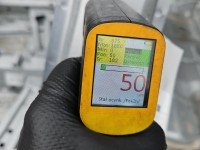 Próg lewy SŁUPEK ŚRODKOWY B Opel Astra V K HB 5d srebrny Z176