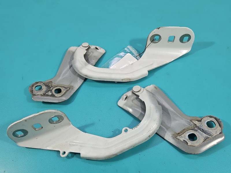 Zawias maski komplet Ford Kuga Mk2 II 13-19 biały 5D