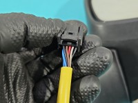 Lusterko lewe Renault Captur I elektryczny, Europejska, Kod lakieru: 0VD16, Rysy na obudowie, 7pin europa
