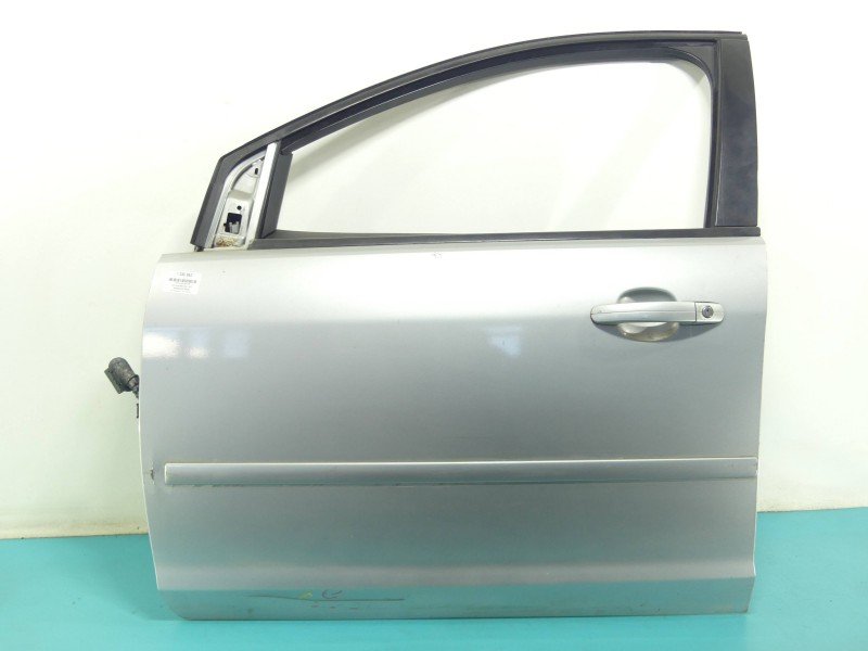 DRZWI PRZÓD LEWE KIEROWCY Ford Focus Mk2 5d srebrny 03