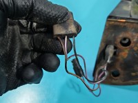 Lusterko lewe pin Land rover Discovery I HB 3d kolor zielony europa