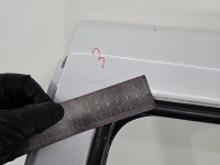 Drzwi tył lewe Dacia Logan I 05-14 sedan 4d biały DV369