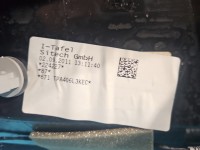 Deska rozdzielcza airbag pasażera kokpit Vw Passat B7