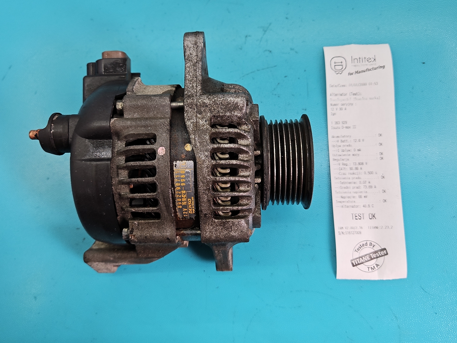 デスティニー TEST Alternator Isuzu D-Max II 11-19 TG104210-9960