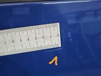 Drzwi tył prawe Vw Touran I HB 5d granatowy LL5M