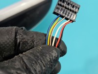 Lusterko prawe AUDI A4 B8 07-11r /Europa /Lakier: LX7W /6pin / Regulowane elektrycznie/ składane ręcznie / Rysy europa