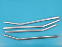 Listwa dekor deski Mercedes W212 A2127200722, A2127300222, A2126801207 odklejona listwa przy kratce środkowej,11 elementów