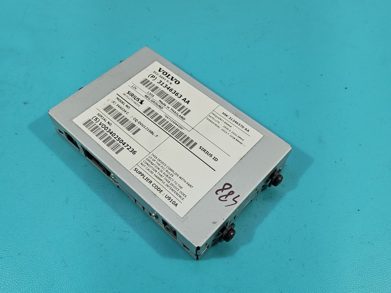 Sterownik moduł anteny VOLVO S60 II 10- 31346363