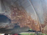 Błotnik tył lewy Subaru Forester IV SJ 12-18 ćwiartka srebrny G1U
