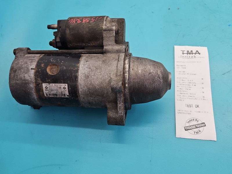 TEST Rozrusznik Chrysler Pt cruiser 2.2 CRD M002T88572ZC, 05033125AB