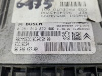 Komputer Sterownik silnika 0281013872, 9664843780 Citroen Berlingo II 1.6 hdi