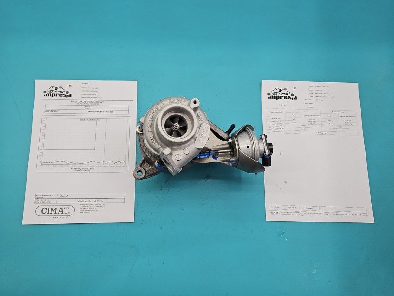 Turbosprężarka Regenerowana Citroen C4 picasso I 06-13 756047-5, GT1749V, 9682778680 2.0 hdi (10DYUR) 136KM