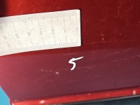 Drzwi tył lewe Toyota Corolla E11 HB 5d bordowy 3N8