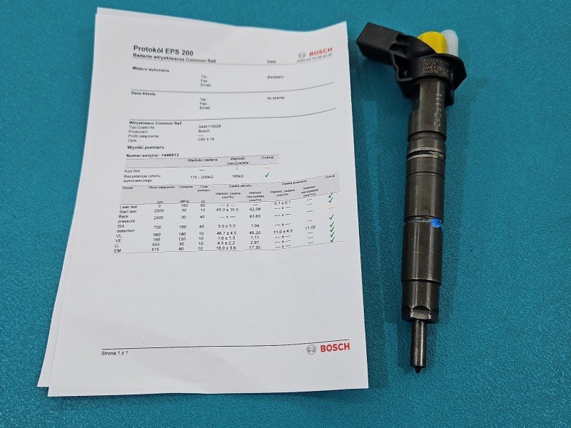 TESTOWANY Wtryskiwacz Mercedes E C207 A207 0445116026, A6420701187 3.0 cdi TESTOWANY Wtryskiwacz Mercedes E C207 A207 0445116026, A6420701187 3.0 cdi