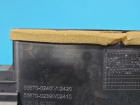 Kratka nawiewu środkowa Toyota Corolla E16 E18 13- 55670-02320, 022773 EUROPA