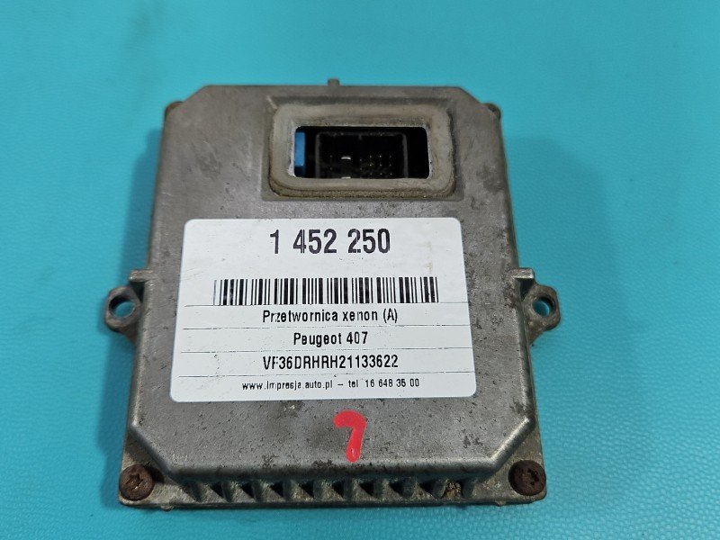 Przetwornica xenon Peugeot 407 1307329095 Przetwornica xenon Peugeot 407 1307329095