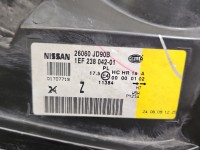 Reflektor lewy lampa przód Nissan Qashqai I J10 06-13 EUROPA 26060-JD90B