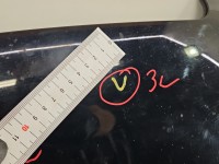 Maska przednia Honda Fr-v czarny, B92P