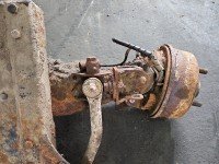 Zawieszenie przód kompletne belka Johnston c40 zamiatarka 2.8d