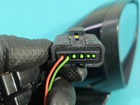 Lusterko prawe Peugeot 508 I Europa /składane elektrycznie / 10+2pin / Rysy na szkle oraz dolnej obudowie europa