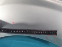 Błotnik przód prawy Nissan Primastar 01-14 srebrny